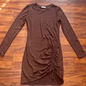 Womens Long Sleeve Mini Dress